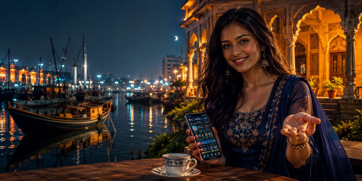 A user playing mobile casino and Sports Betting on a smartphone in Khulna